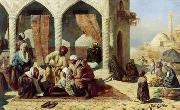 Arab or Arabic people and life. Orientalism oil paintings 135 unknow artist